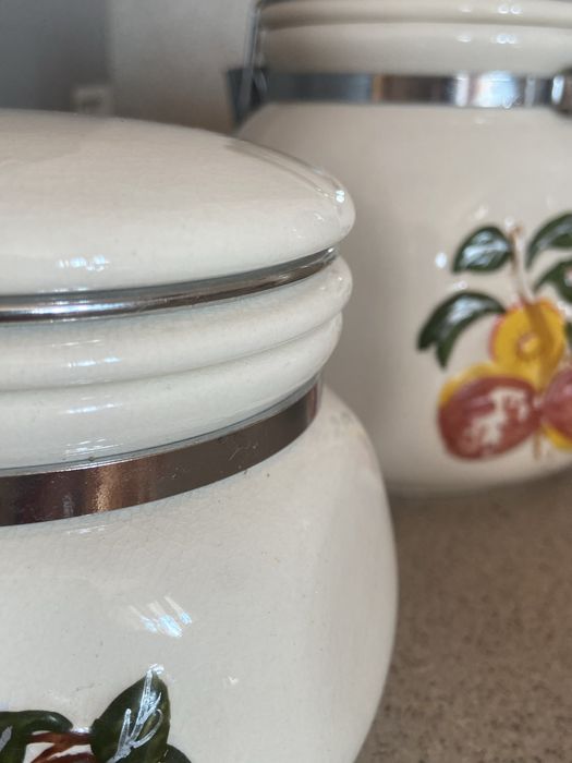 Комплект 3 бр буркани за съхранение, подправки с метална закопчалка