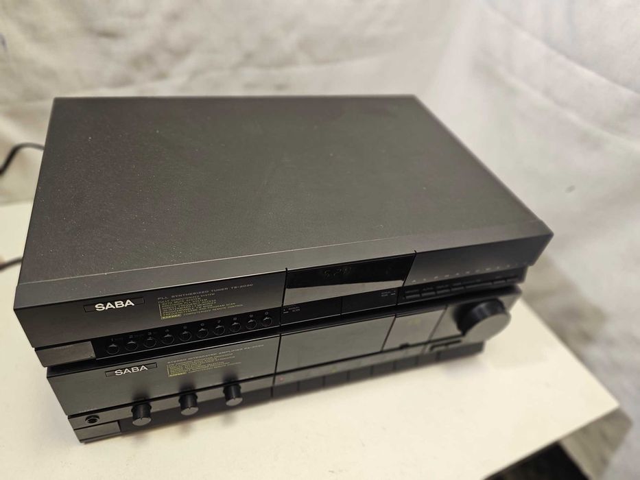 Linie Audio Saba Amplificator PA 2060 si Tuner TS 2030 Display Verde Phono