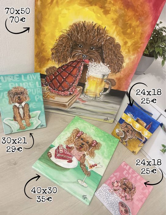 Картини на Той пудел