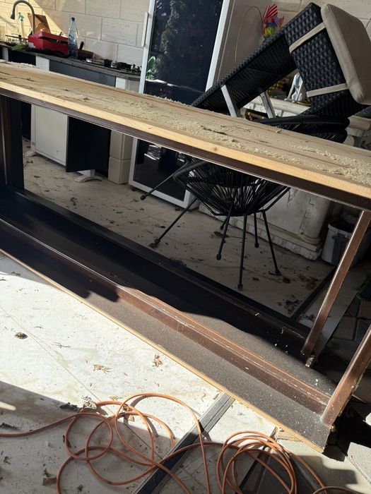 Usa lemn masiv stratificat cu blana , toc si prag | usi lemn