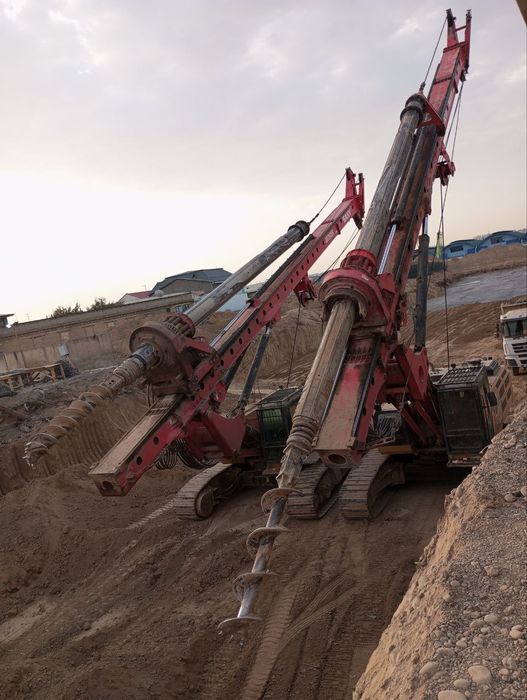 бурение скважин для свай, армирование