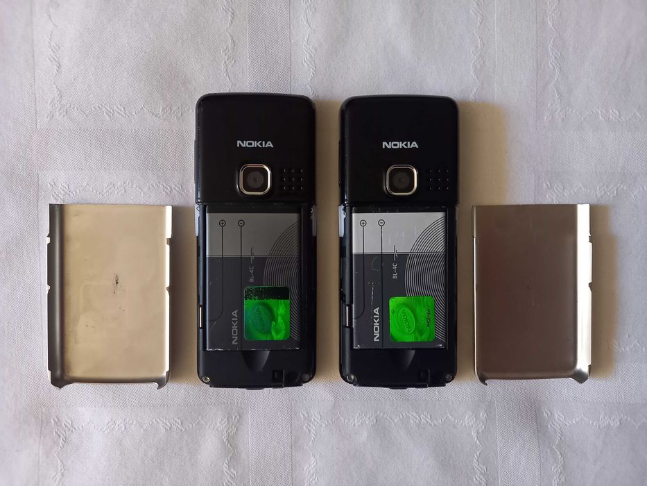 2 x Telefon Nokia 6300 Silver Series 40 S40 RM-217 Necodate Originale