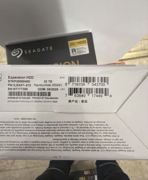 Pret Fix Fara oferte Hdd extern seagate expansion 20tb nou sigilat