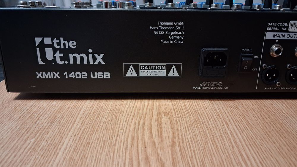 Mixer XMIX 1402 USB the t.mix Thomann