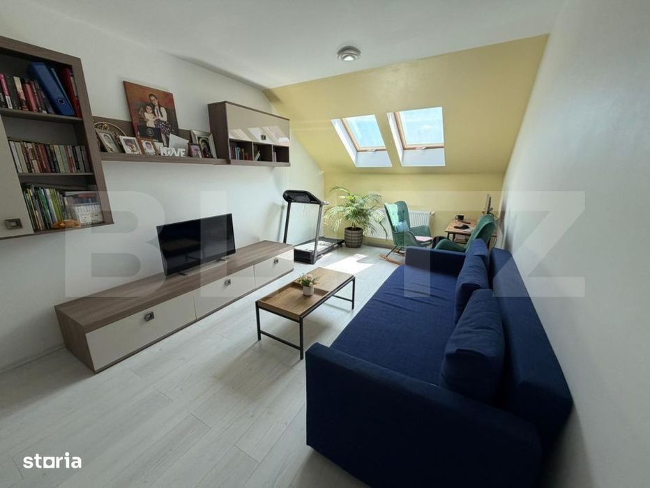 Apartament cu scara interioara, 100 mp, boxa si garaj, zona Central