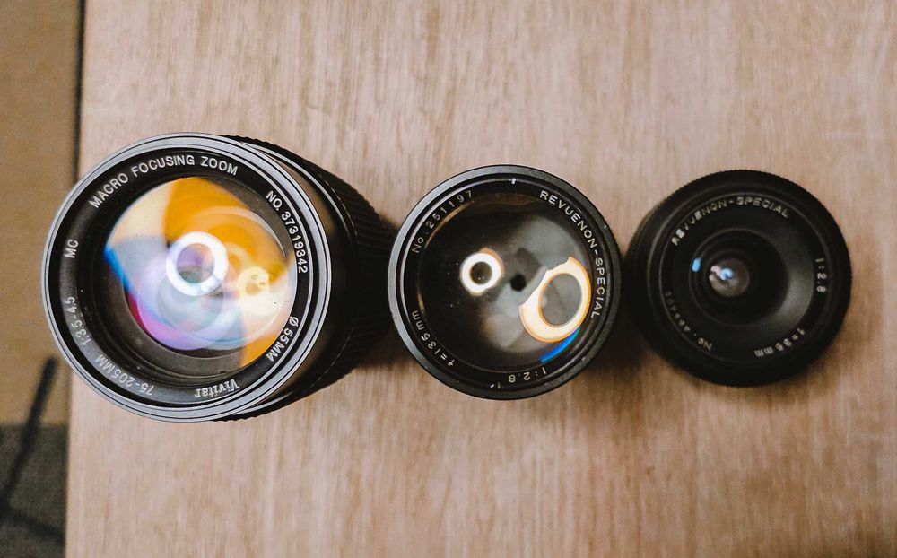 Set trei lentile vintage