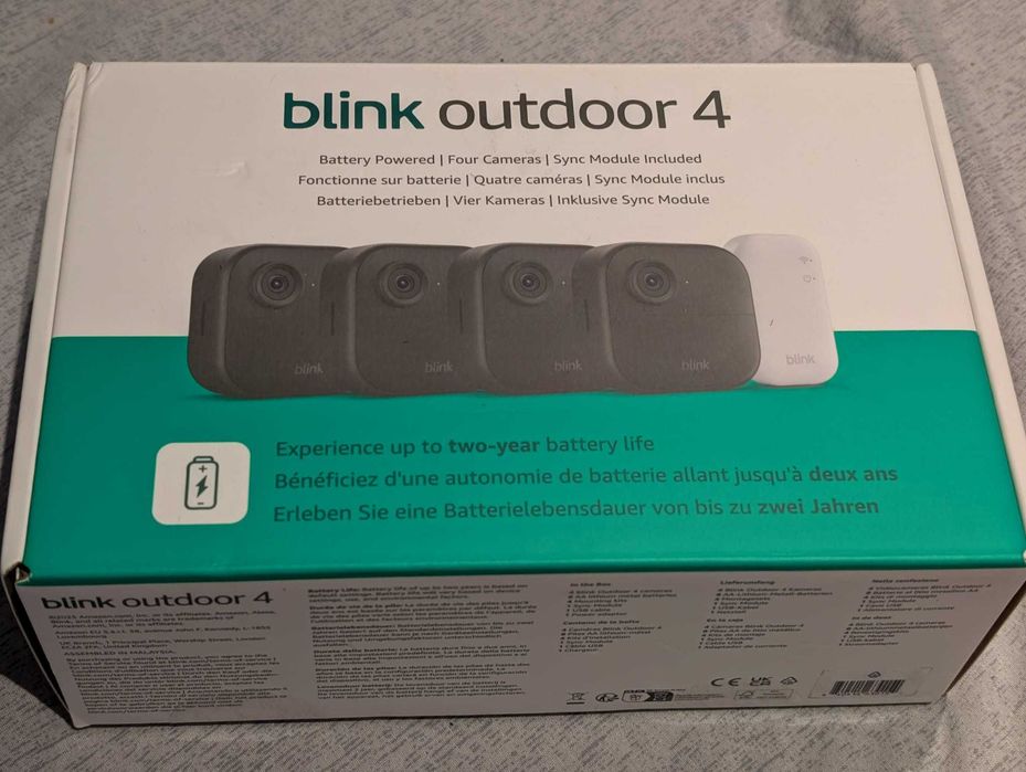 Blink Sistem de Supraveghere Outdoor 4 4 Camere + modul
