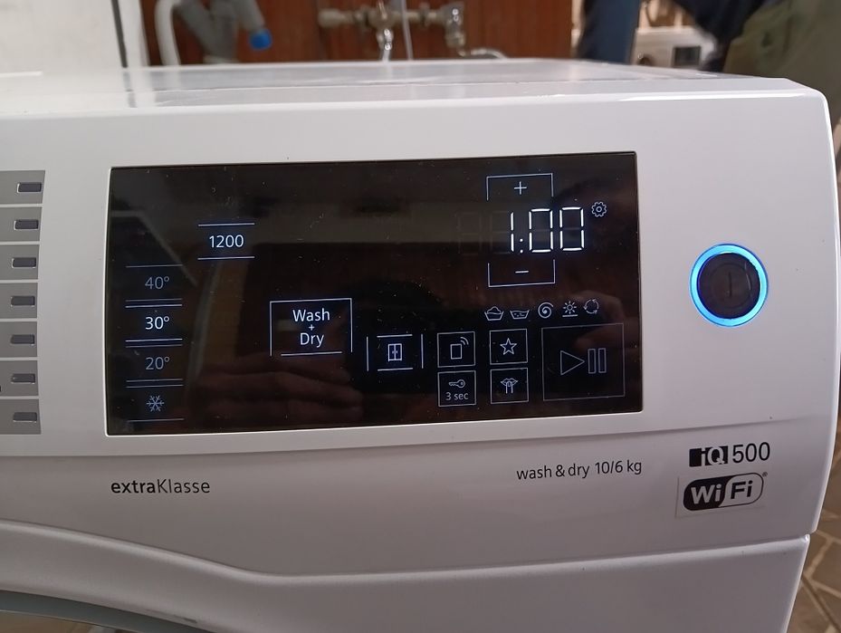 Комбинирана пералня със сушилня  Siemens 10/6кг WI-FI 2години гаранция