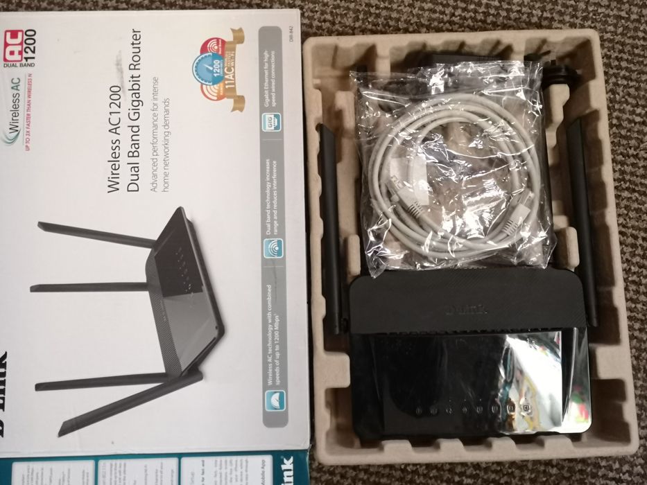 Router Wireless D-Link DIR-842 Dual Band AC1200, 4 porturi