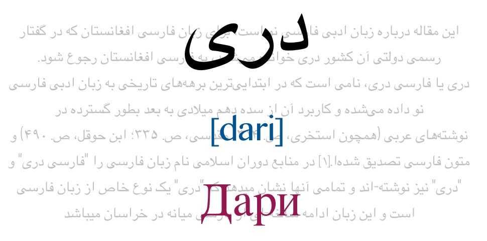 Услуга опытных Переводчиков (фарси и дари).