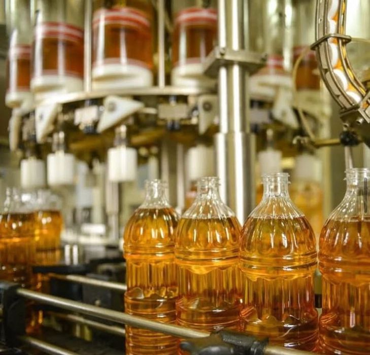 Не рафинированное подсолнечное масло