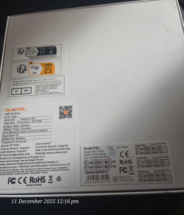 Ouikitel WP19 Pro in stare exceptionala cu baterie 22000mAh