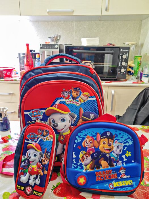 Рюкзак+пенал+сумка Щенячий патруль Новый