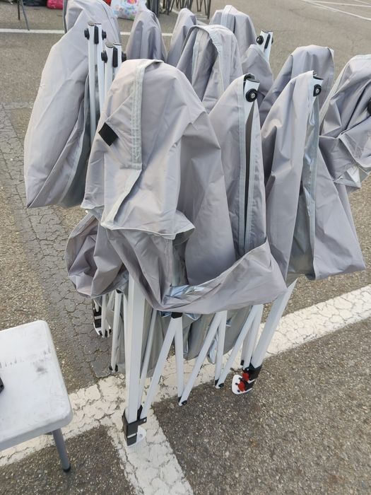 Pavilion 3x3 acordeon cu husa de transport și laterale nou