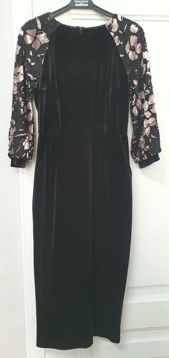 Платье вечернее из бархата