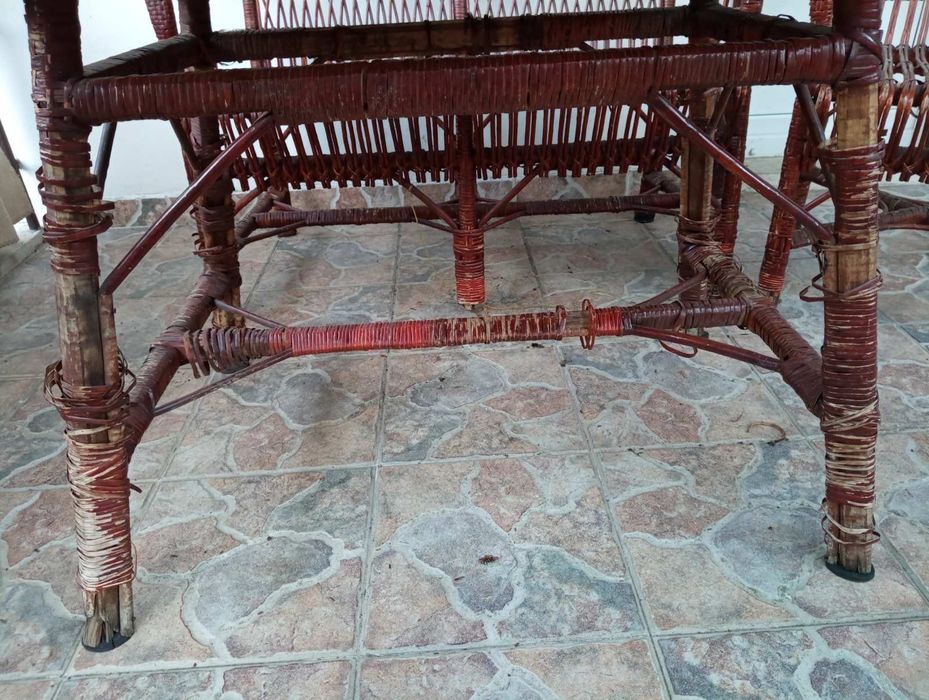 Мебели за тераса или градина от ратан