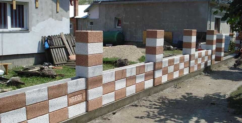Garduri din BCA, beton