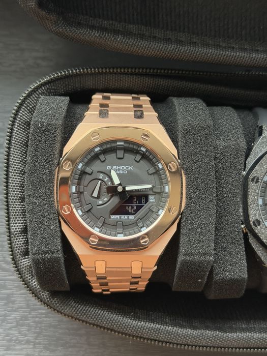 G Shock custom Rose Gold