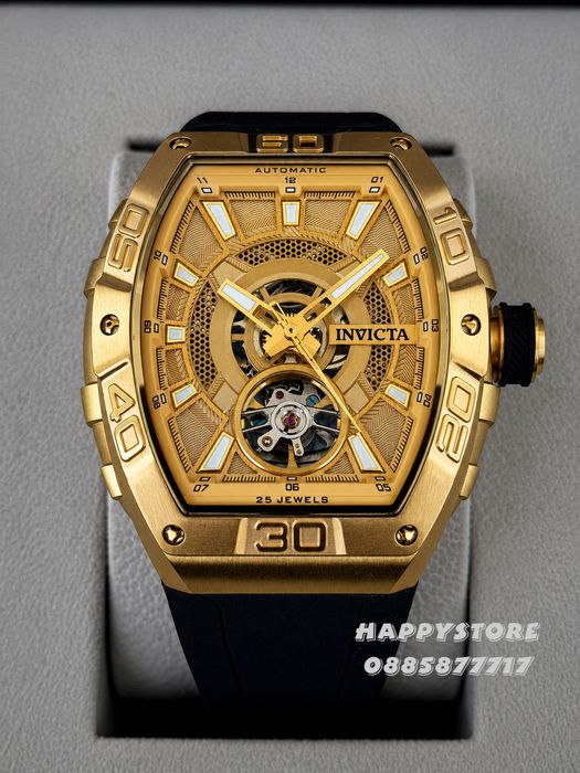 INVICTA Premier automatic Gold 42 mm, Инвикта нов мъжки часовник