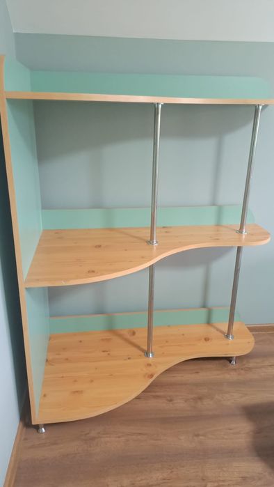 Set dormitor - dulap-pat-birou-bibliotecă-etajeră