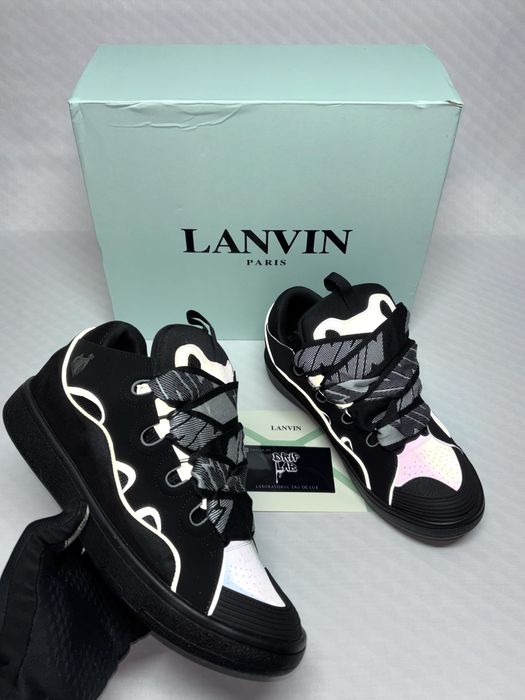 Lanvin Curb Negru reflectorizant 43