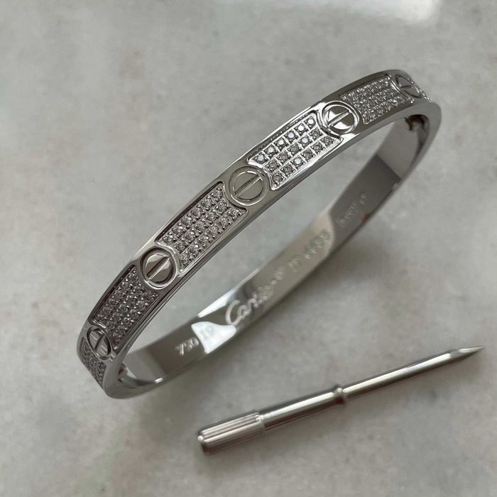 Bratara Love Bracelet cu Cristale Aplicate