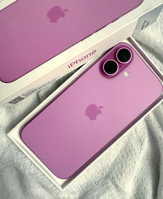 iphone 16 plus , б/у , 164 гб , розовый цвет , подойдет всем.