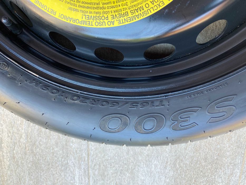 Rezerva Slim R20 Audi A8 A7 e-tron Hankook T165/60R20 DOT3319