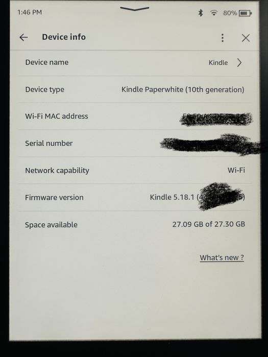 Kindle Paperwhite 10th Gen