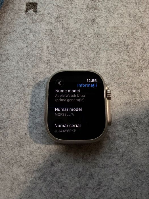 Apple Watch Ultra 1 (model SUA) - estetic și funcțional excelent