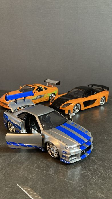 Модельки машин из фильма форсаж