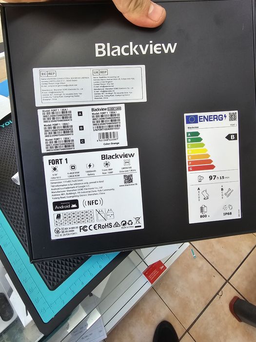 Blackview Fort 1, 4/128 GB, Nou, Garanție