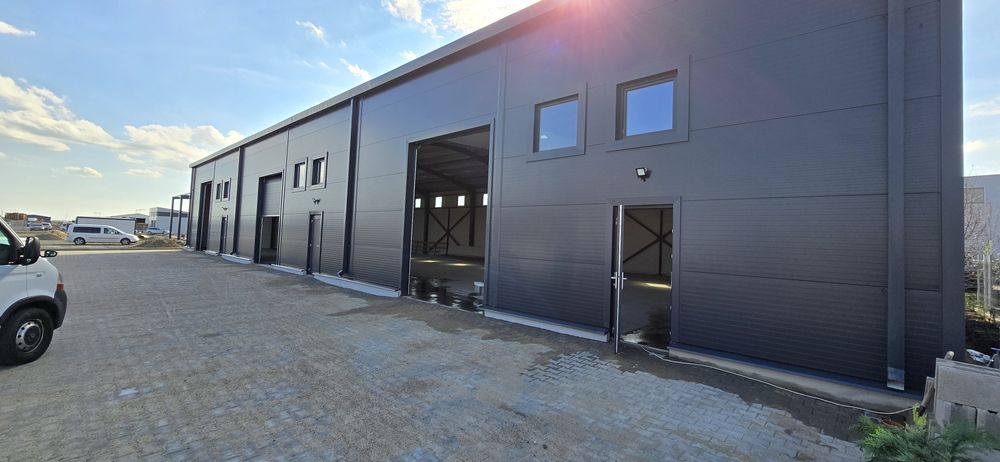 Proprietar, inchiriez hala noua 590mp utili, acces pe strada asfaltata situat la  500 m de drumul international Arad-Oradea
