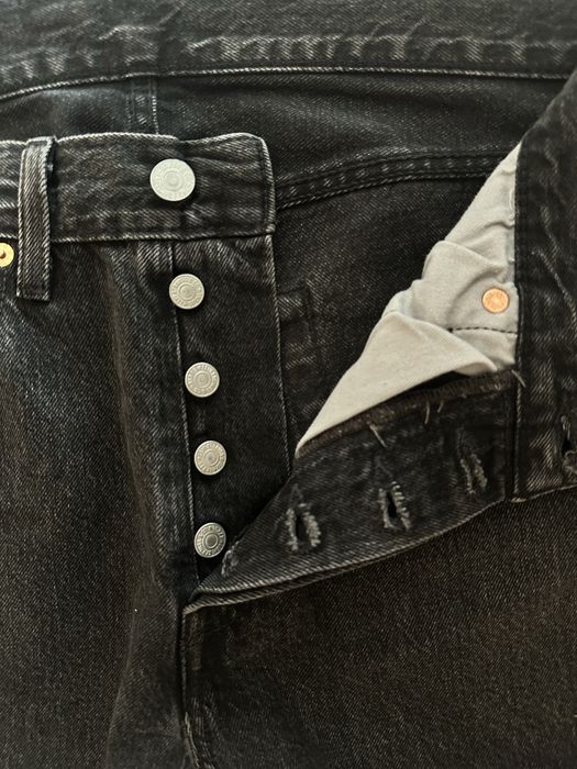 Мъжки черни дънки Levi’s 501