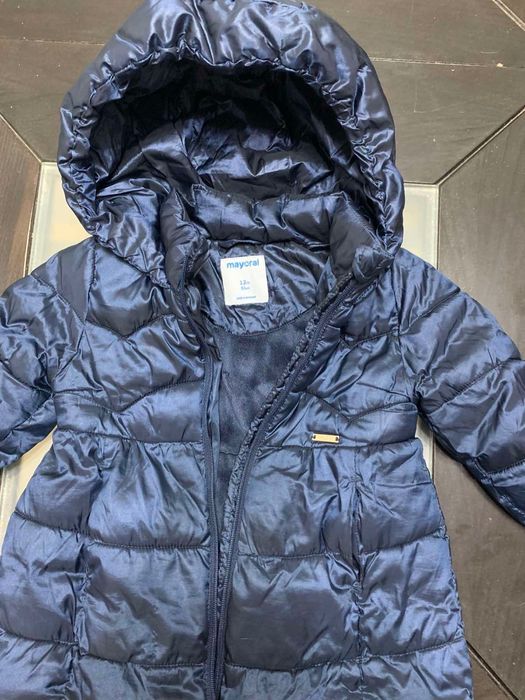 Детско зимно яке за момиче , 12 м , 80 размер , Mayoral