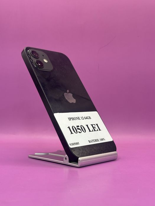 Iphone 12 64Gb 100% •Amanet Matei Crangasi•93850