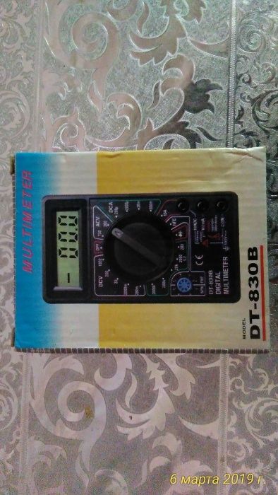 Цифровой мультиметр(тестер) DT - 830 B