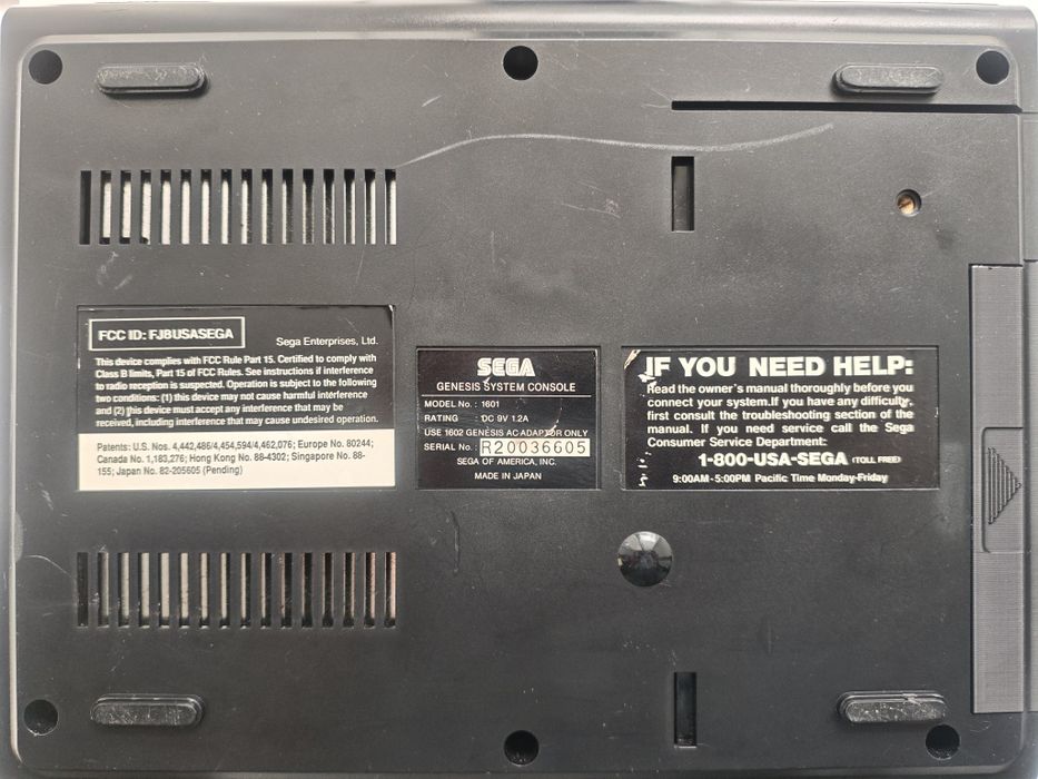 Консоль - Sega Genesis Model 1 VA7 оригинал