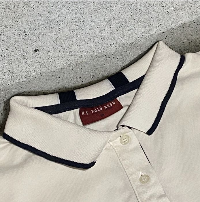 U.S. Polo ASSN White Long Sleeve Shirt