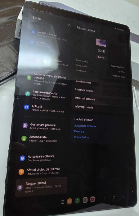 Samsung Galaxy Tab S7 FE 4GB/64GB 12,4" display