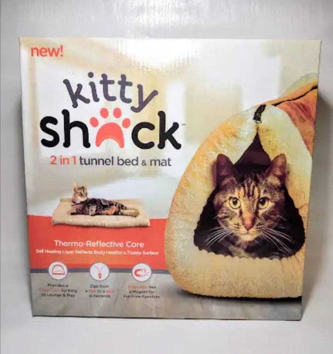 Меко и топло легло за куче , Самозатопляща се постелка и къща за котка