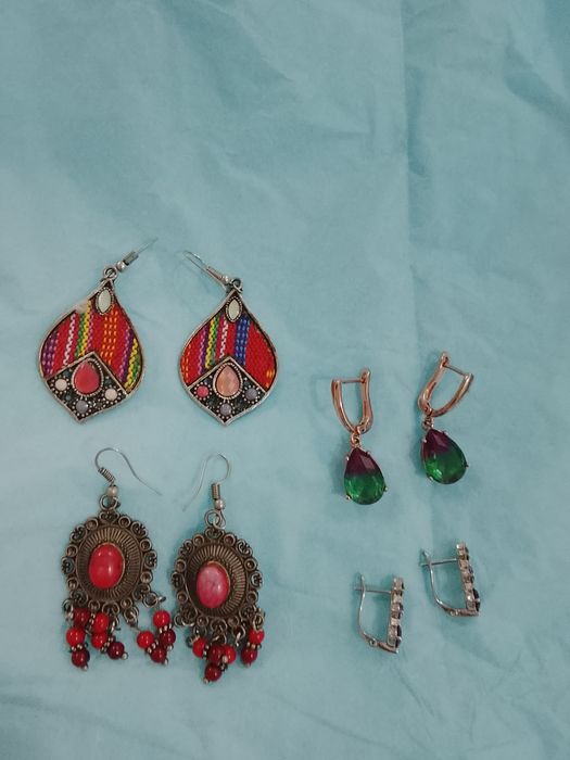 Серьги в национальном стиле!!!