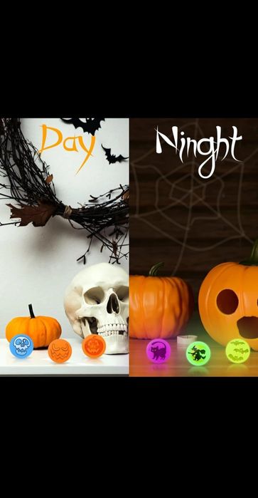 Подскачащи светещи топчета хелоуин коледа