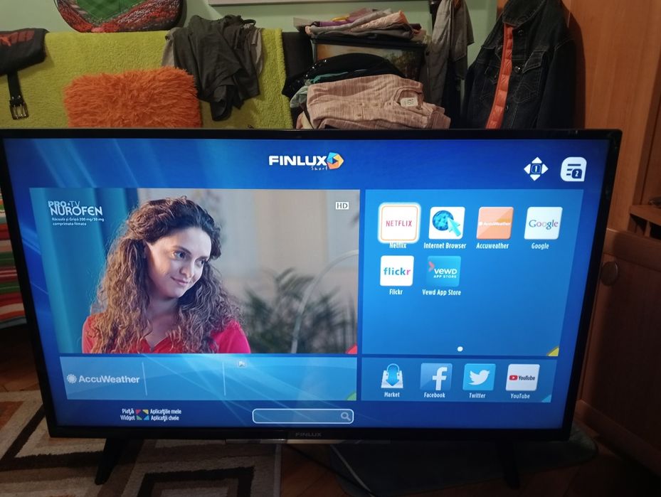 Smart LED TV Full HD German 108 si 130 cm Clasa AAA.Wi-Fi Youtube
