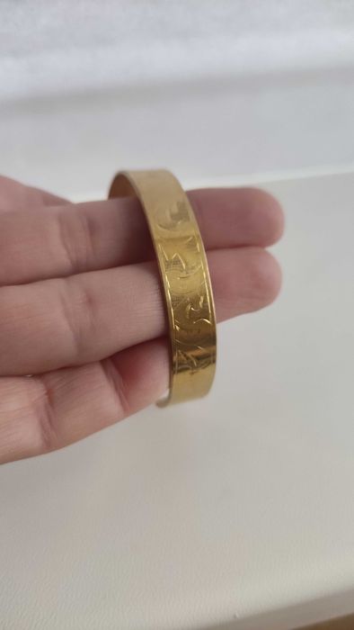 Гравирана гривна от месинг