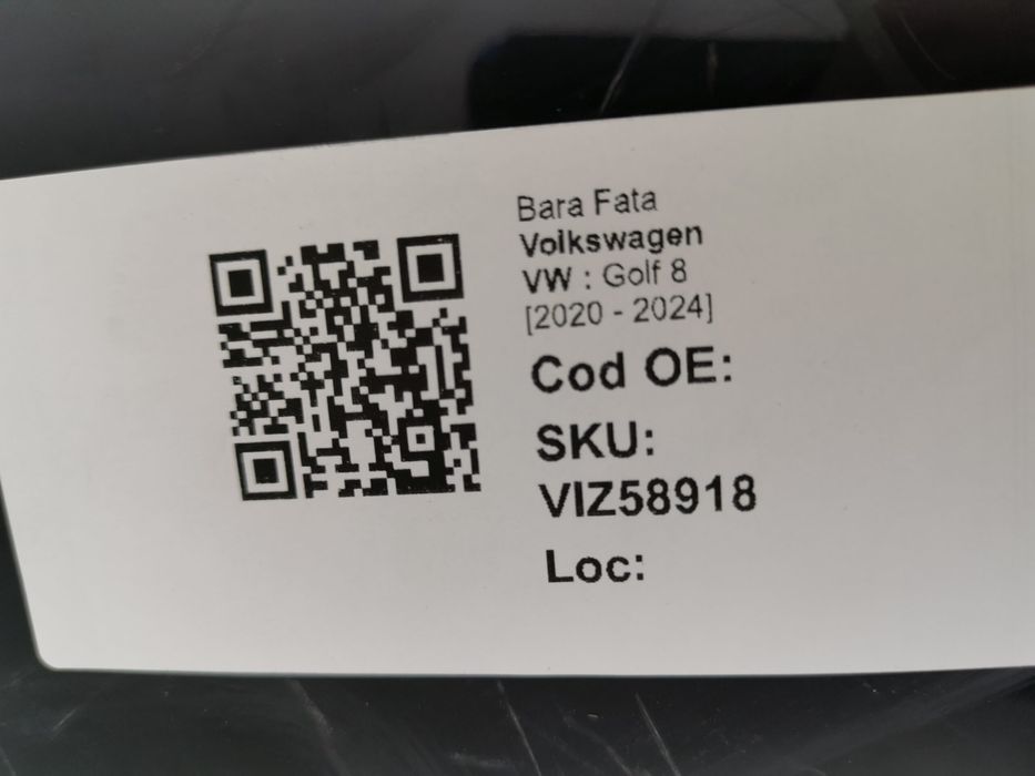 Предна броня Фолксваген VW Golf 8 [ - ] Оригинална и в добро състояние