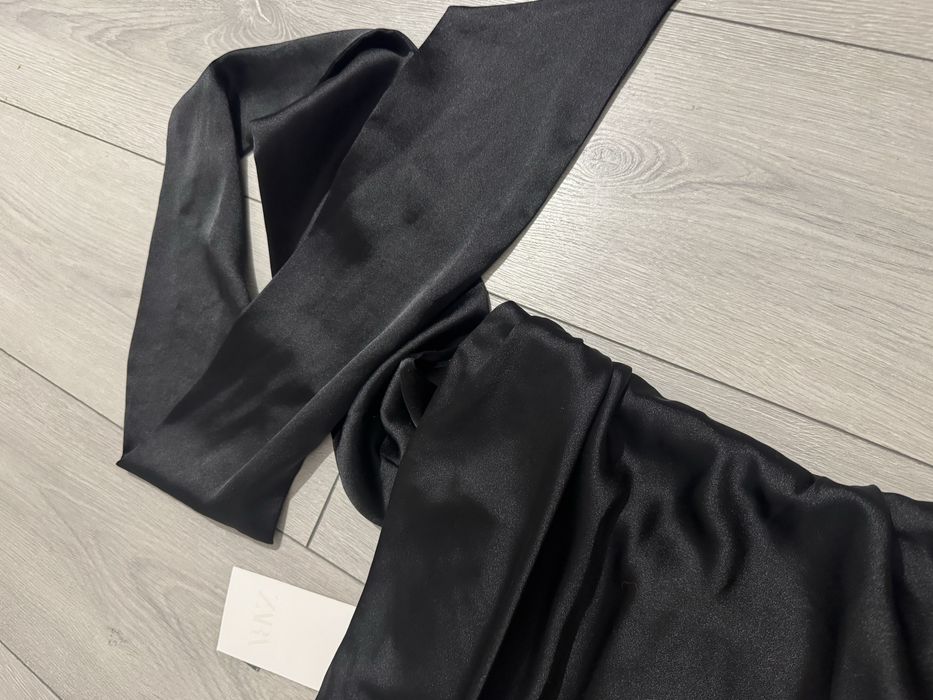 Top zara din satin nou