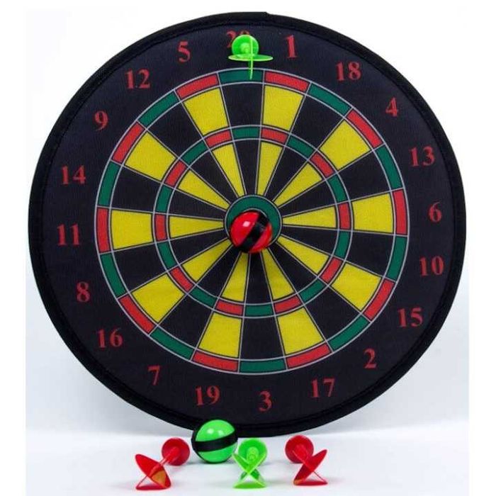 Дъска за дартс с 4 стрелички и 2 топки