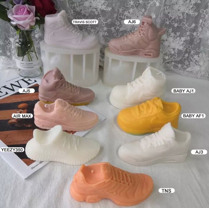 Силиконова форма за свещи Nike маратонка