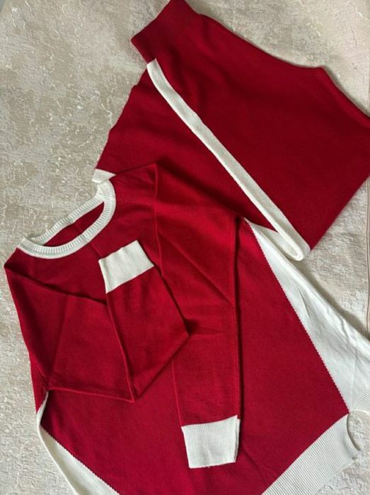 Двойка 44 размер цвет марсала